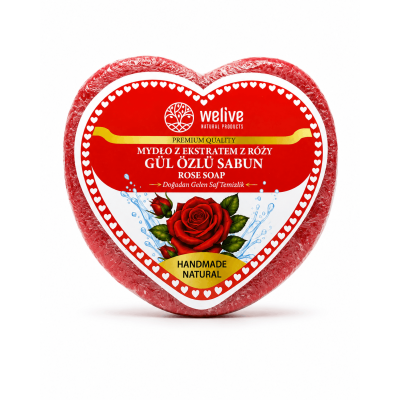 WELIVE GÜL ÖZÜ EKSTRATLI KALPLİ SABUN