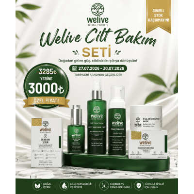WELIVE CİLT BAKIM SETİ