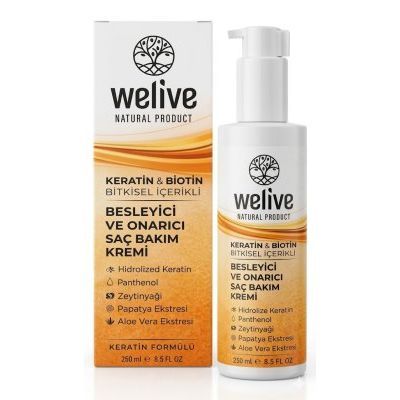 WELIVE KERATİN & BİOTİN SAÇ KREMİ 250 ML