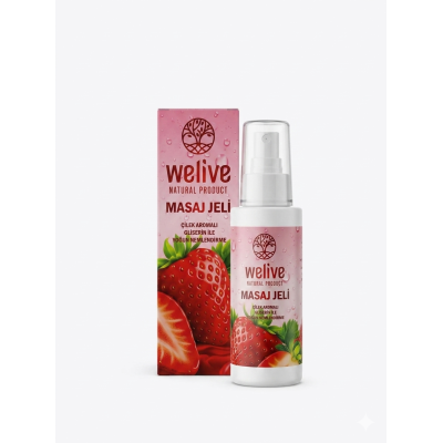 WELIVE ÇİLEK AROMALI MASAJ JELİ 100 ML