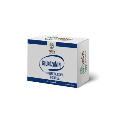 WELIVE GLUKOZAMİN KONDROİTİN MSM VE BOSWELLIA 90 KAPSÜL